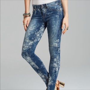 Free People flower print jeans, size 26